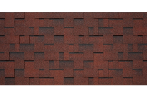 Изображение Черепица гибкая Tegola Lazio amarone 410 (красный Амароне)