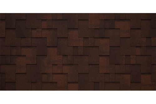 Изображение Черепица гибкая Tegola Unica Lazio marrone 230 (коричневый с отливом)