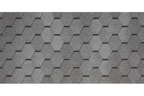 Изображение Черепица гибкая Tegola Unica Veneto granito 454 (серый с отливом)
