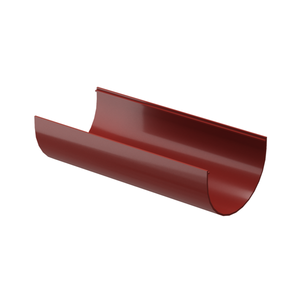 Изображение Желоб водосточный 2 м Docke Standard, красный