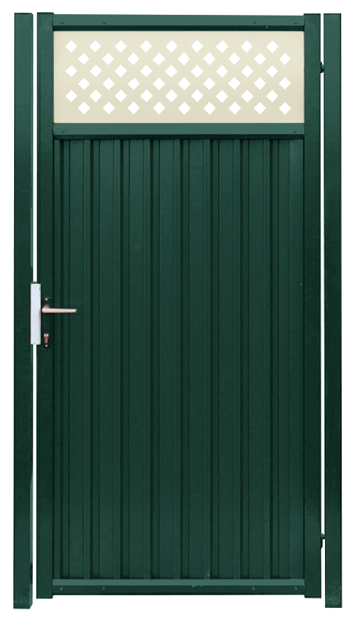 Изображение Калитка Estet Plus 2,0х1 RAL 6005/1013