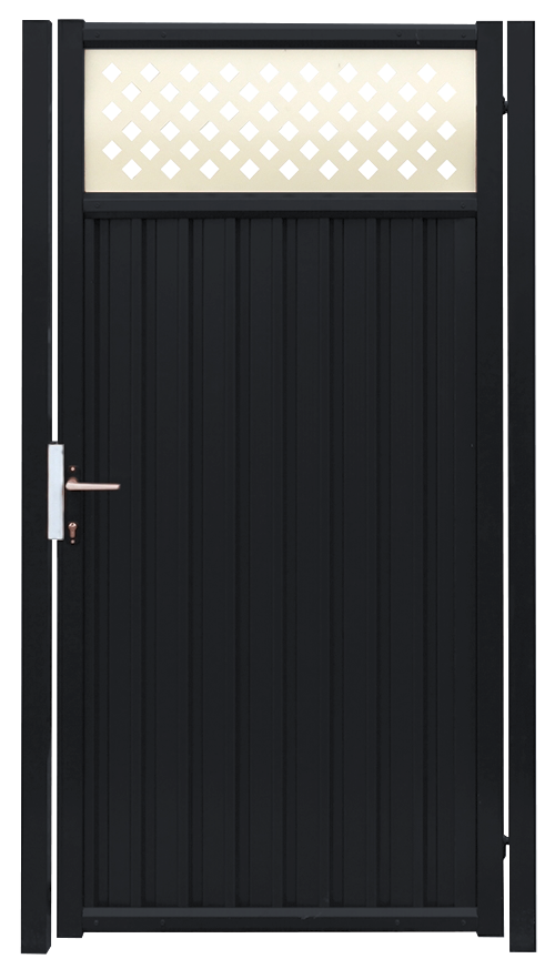 Изображение Калитка Estet Plus 2,0х1 RAL 7024/1014