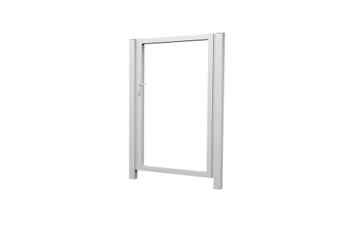 Изображение Калитка Жалюзи 2,0х1 RAL 9005 без заполнения
