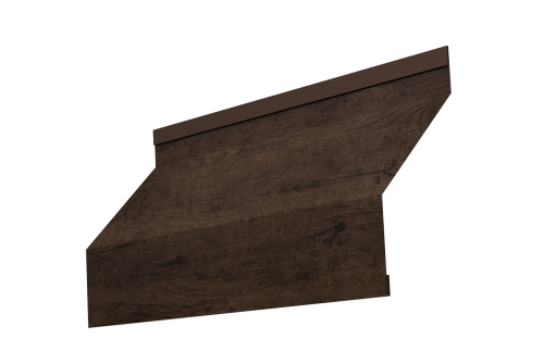 Изображение Ламель забора жалюзи Milan 0,45 Print Elite Antique Wood TwinColor