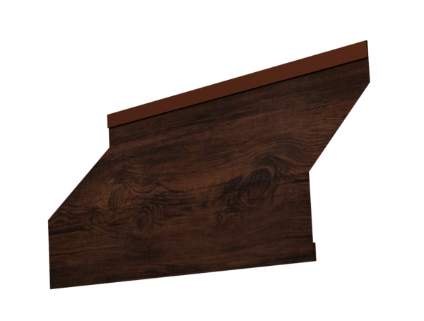 Изображение Ламель забора жалюзи Milan 0,45 Print Elite с пленкой Cherry Wood TwinColor