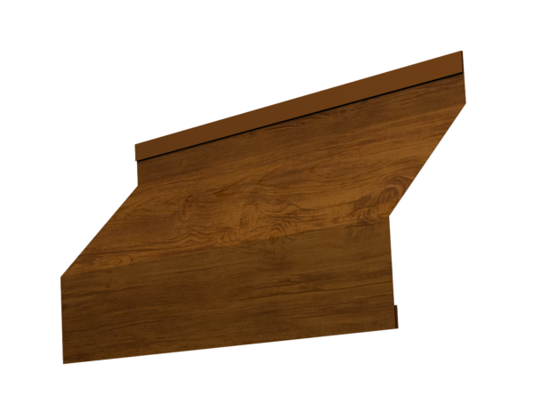 Изображение Ламель забора жалюзи Milan 0,45 Print Elite с пленкой Golden Wood TwinColor