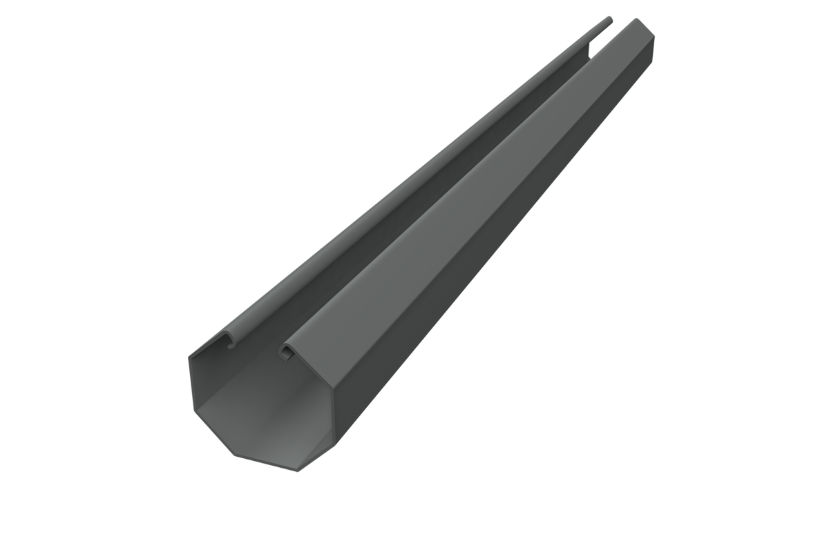 Изображение Направляющая 60х20х2500 RAL 7024 Matt