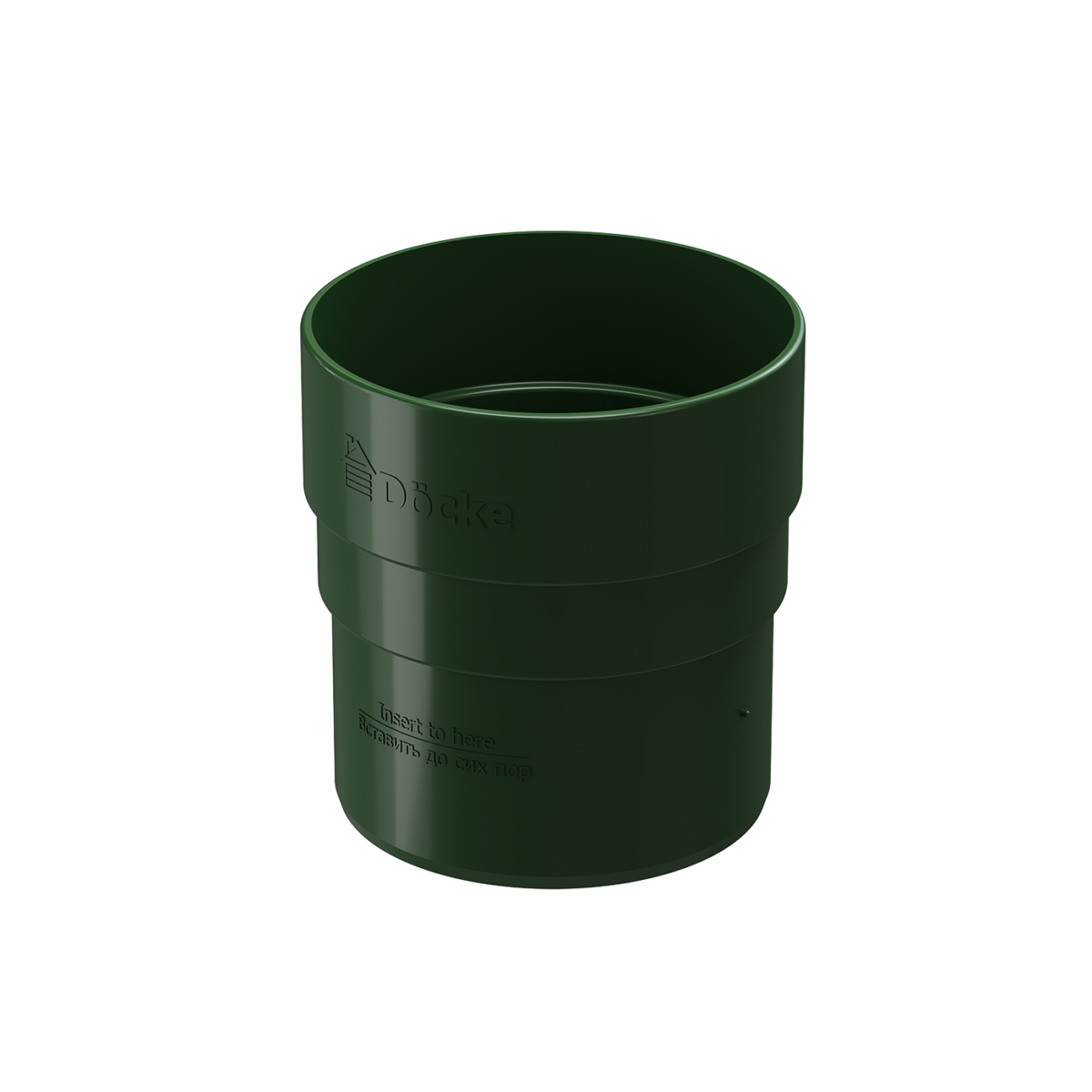 Изображение Муфта соединительная для водостока Docke Standard, зелёный