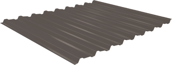 Изображение Профнастил Estet C19 0,5 PE-Double RAL 8017 шоколад