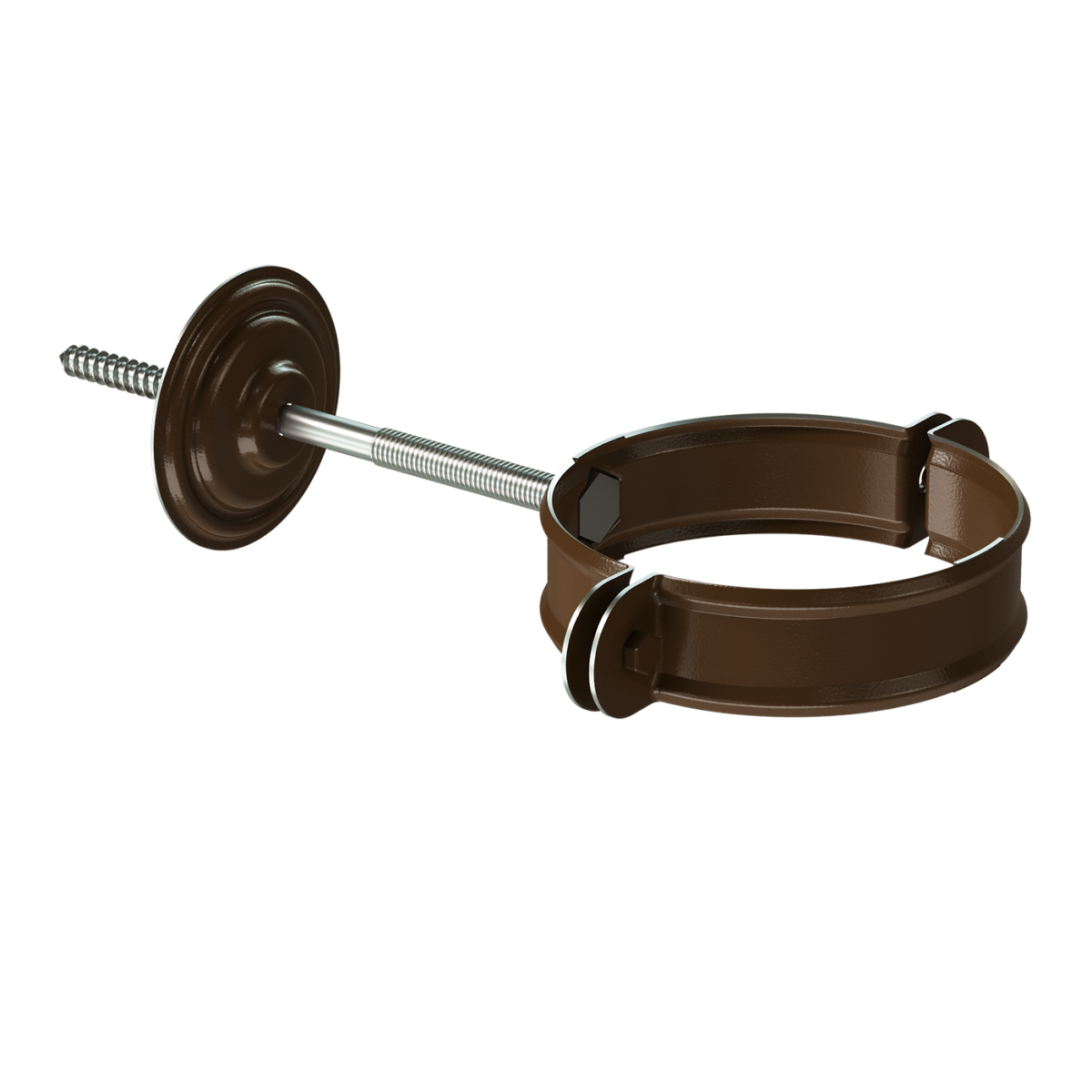 Изображение Хомут для водосточной трубы Docke Stal Premium, каштан