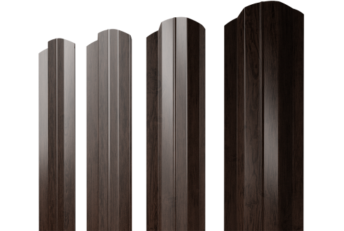 Изображение Штакетник П-образный A с прямым резом 0,45 Print-Double Premium Antique Wood