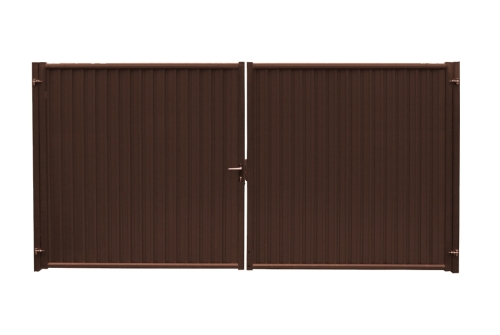 Изображение Ворота Estet 1,65х3,6 RAL 8017