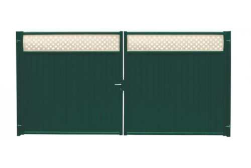 Изображение Ворота Estet Plus 2,0х3,6 RAL 6005/1014