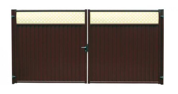 Изображение Ворота Estet Plus 2,4х3,6 RAL 8017/1014