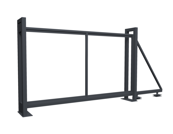 Изображение Ворота откатные Colority Zinc 2,03x3,5 RAL 7024