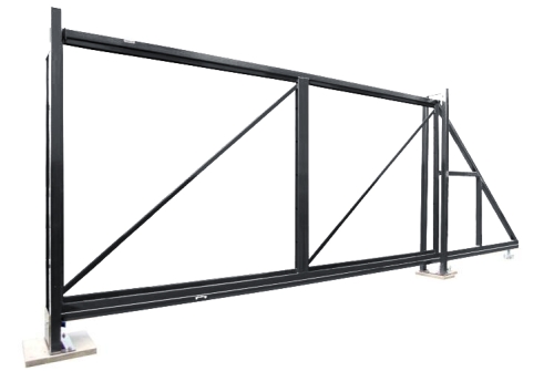 Изображение Ворота откатные Colority Zinc 2,03x4,0 RAL 7024