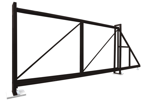 Изображение Ворота откатные Colority Zinc 2,03x4,5 RR 32