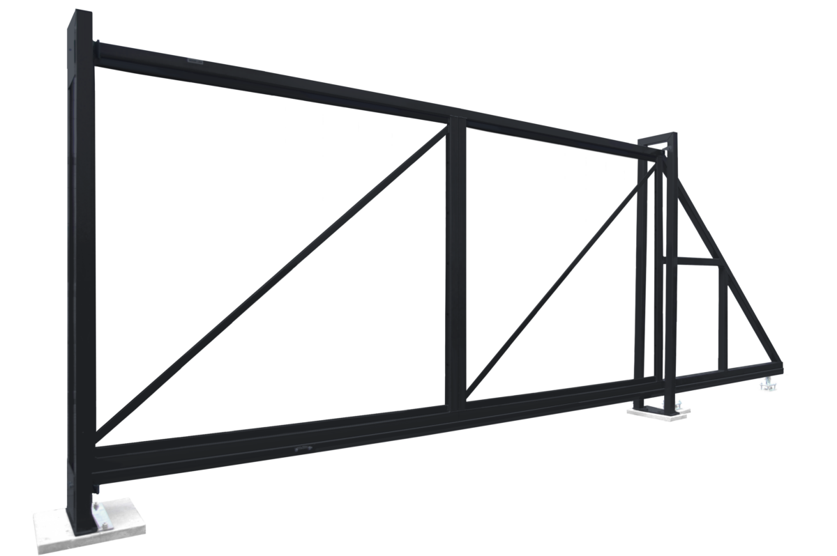 Изображение Ворота откатные Colority Zinc 2,03x5,0 RAL 7024