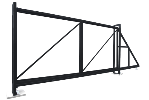 Изображение Ворота откатные Colority Zinc 2,03x6,0 RAL 7024