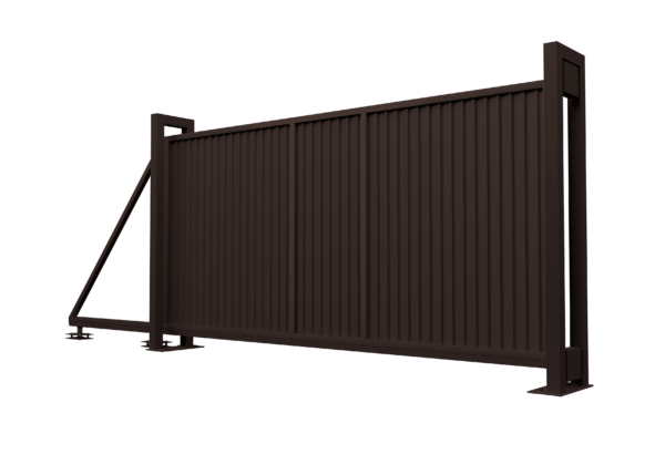 Изображение Ворота откатные Estet 2,0х4,5 RAL RR32
