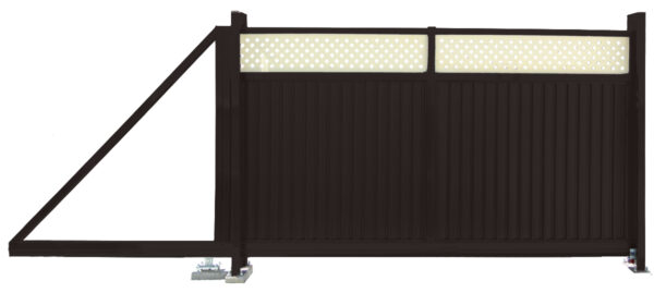 Изображение Ворота откатные Estet Plus 2,0х3,5 RAL RR 32/1014