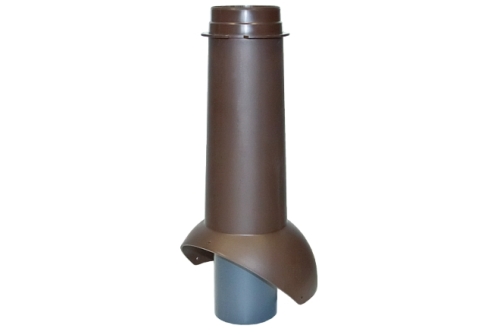 Изображение Выход канализации Krovent Pipe-VT 110 изолированный коричневый