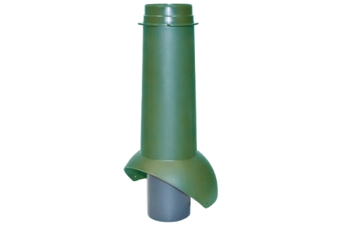 Изображение Выход канализации Krovent Pipe-VT 110 изолированный зеленый