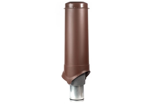 Изображение Выход вентиляции Krovent Pipe-VT 125/700 изолированный коричневый