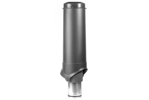 Изображение Выход вентиляции Krovent Pipe-VT 125/700 изолированный серый