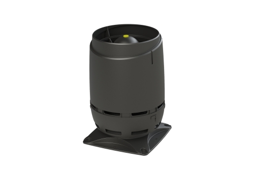 Изображение Выход вентиляционный Vilpe Flow 125S с основанием 250x250 черный