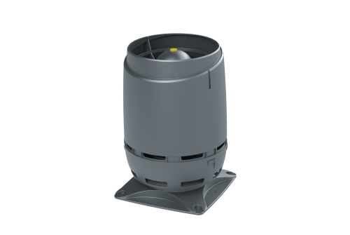 Изображение Выход вентиляционный Vilpe Flow 125S с основанием 250x250 серый