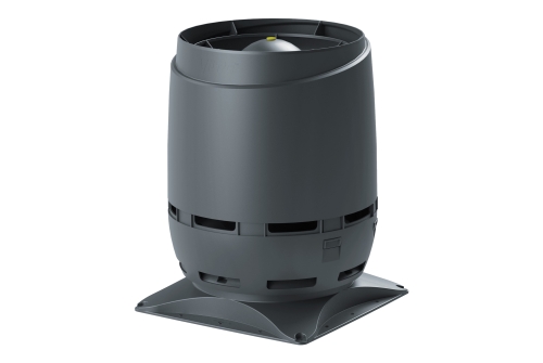 Изображение Выход вентиляционный Vilpe Flow 200S с основанием 400x400 серый